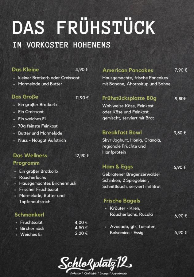 Zimmer & Appartements Am Schlossplatz Hohenems Buitenkant foto